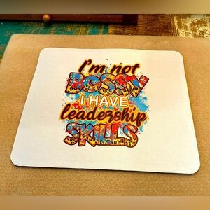 Hand Pressed Mouse Pad!  Brand New!